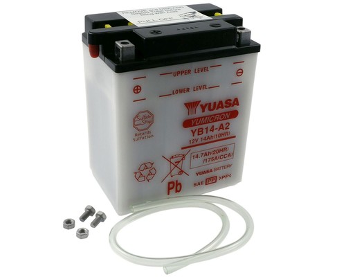 Battery yuasa yb14 12v 14ah - yuasa,