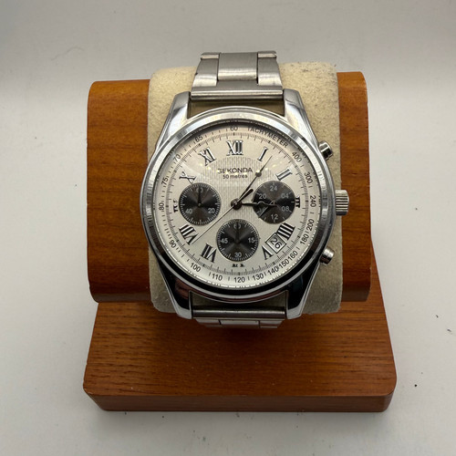Sekonda chronograph silver - sekonda,