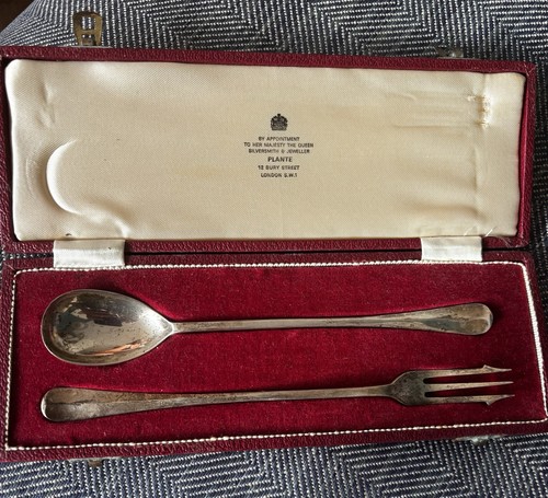 Plante antique silver plate - plante,