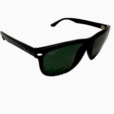 Ray-Ban Sunglasses RB4147 601/58 Black Polarized 56-15 Made In Italy