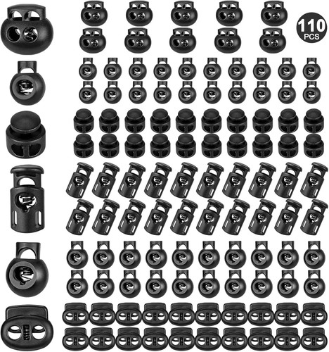110pcs plastic cord locks - plastic,