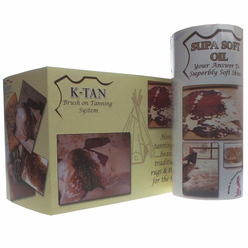 Tan brush tanning kit - brush, on