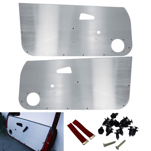 Aluminum door panels - aluminum, fits