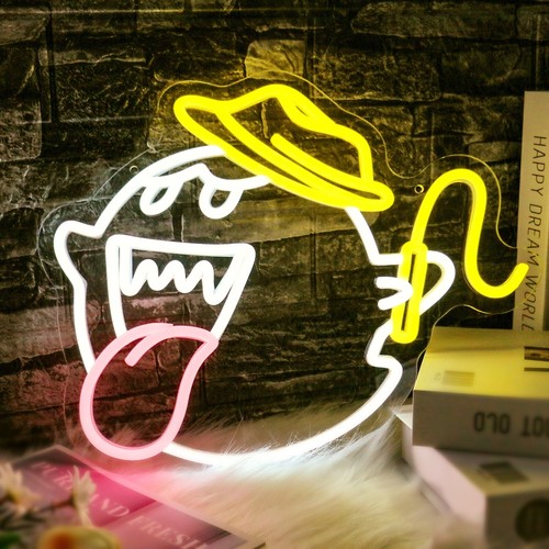 King boo neon sign - king, led