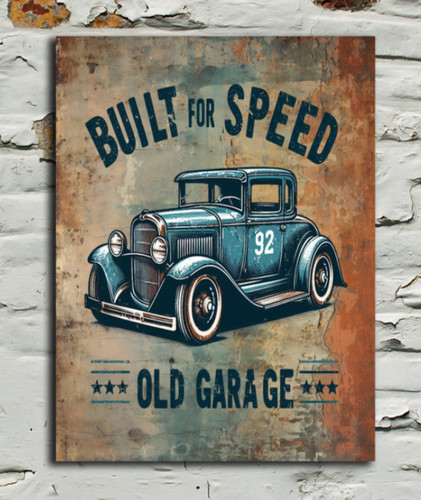 Built for speed - vintage, look