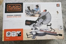 Black & Decker BES710-GB Sliding Compound Mitre Saw - 254MM 2100W Corded (New)
