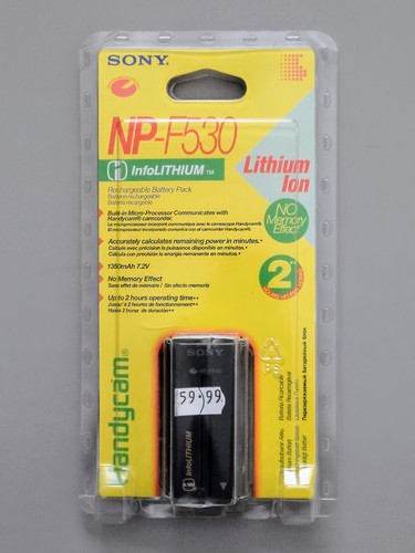 Genuine sony f530 lithium - sony, np-f530