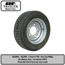 185/60R12 104/101N 12" Trailer