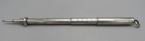 Antique silver mordan - silver, draw