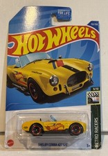Hot Wheels SHELBY COBRA 427 S/C 2021 NEW Die Cast Car Yellow Retro Racers Series