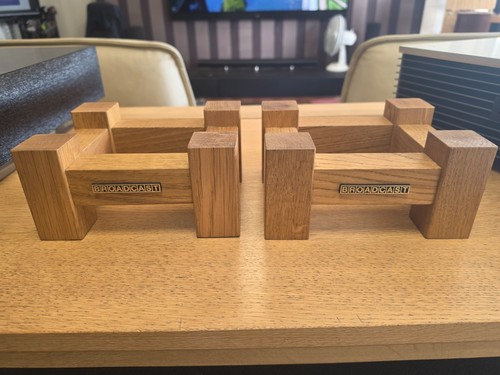 Broadcast speaker stands