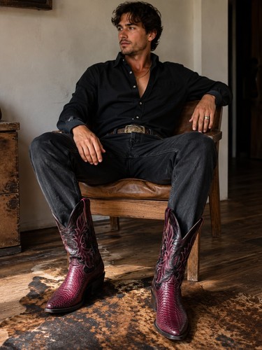 Cuadra men burgundy - cuadra, men's