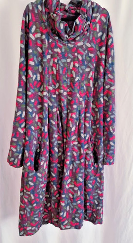 Capri cocoon dress - cotton, high