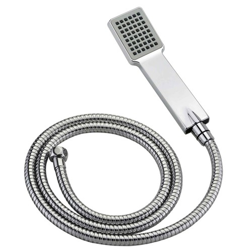 Chrome square handheld shower - square,