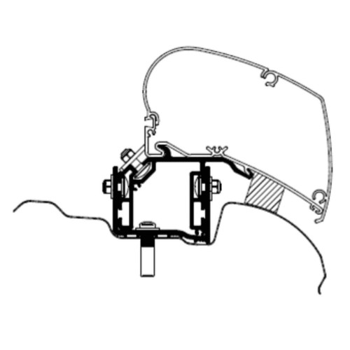 Thule awning bracket for - awning,