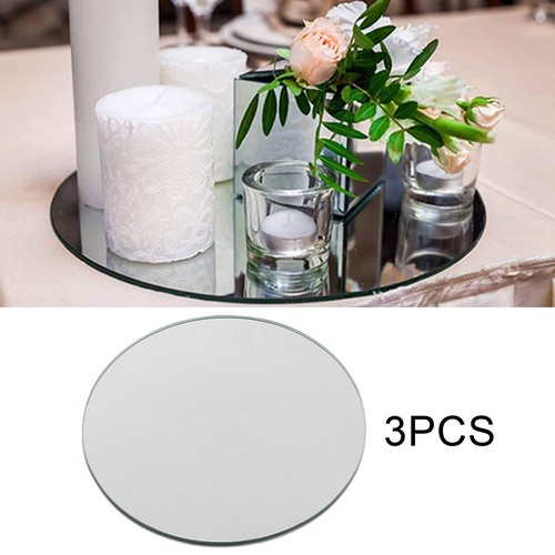 3pcs round mirror - mirror, plate