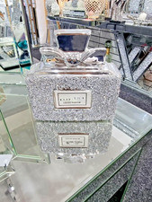 Silver Glitter Perfume Bottle