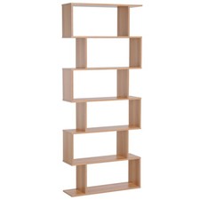 HOMCOM 6-Tier Wooden Modern