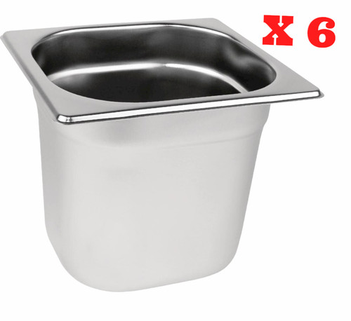 Gastronorm stainless steel - 6,