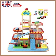 3 Storey Wooden Garage Pretend