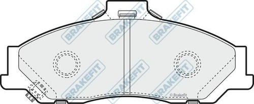 Apec blue front brake - blue, set