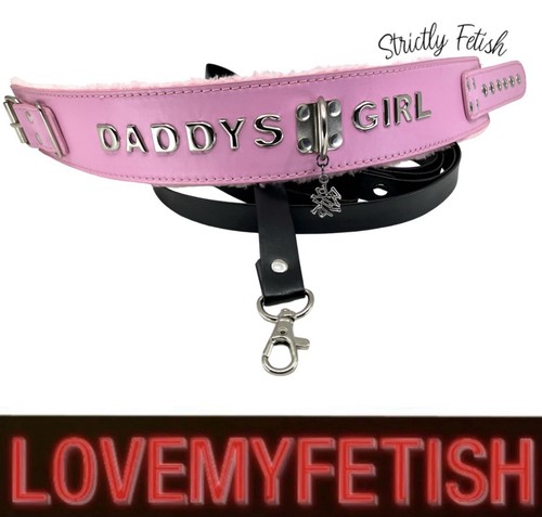 Bdsm neck collar daddys girl - bdsm,