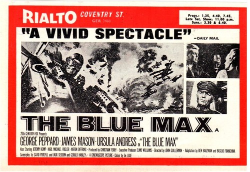 Magazine advert blue - x,