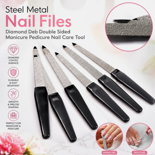 Steel metal nail files diamond - metal,