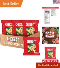 40 Packs of Irresistible White Cheddar Crackers – Perfect for Family Moments