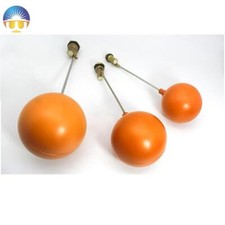 Plastic brass ball cock valve