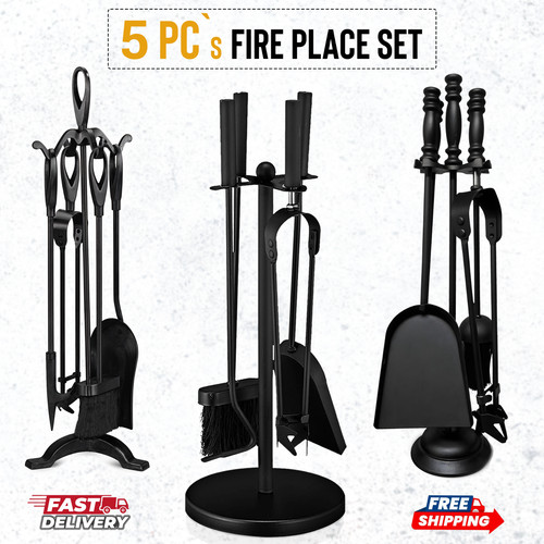 Piece companion set - companion, black