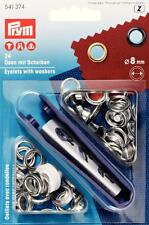 Prym Eyelets and Fixing Tool Choice of 4mm 5mm 8mm 11mm 14mm - 4 Colours