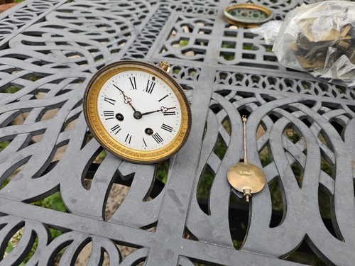 Antique french day clock - day,