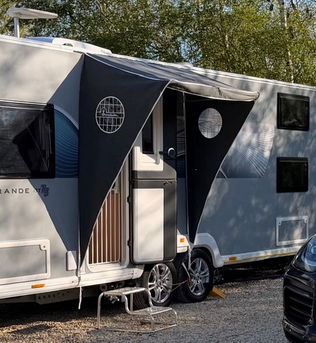 Isabella caravan door canopy