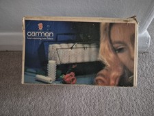 Vintage Carmen 20 heat Retaining Hair Rollers heated Curlers Made in Denmark