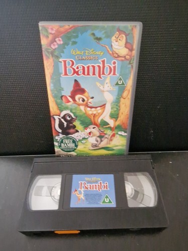 Bambi vhs video tape - 1994, walt