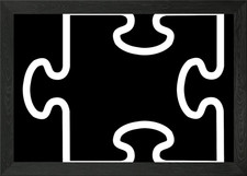 Jigsaw puzzle piece Framed