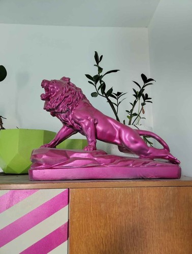 Large lion statue - large, /