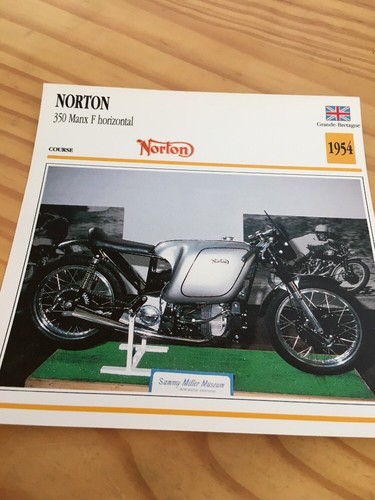 Norton 350 manx horizontal - manx,