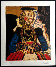 Pablo Picasso Lithograph COA Original Signed Numbered Certified 180ex