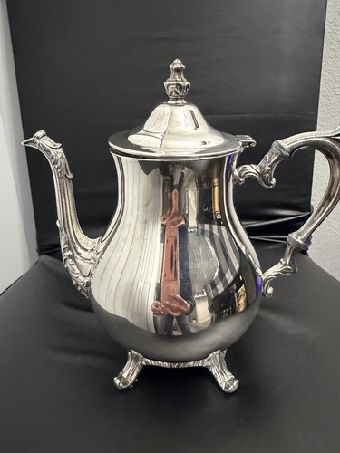 Vintage silver plated teapot - vintage,