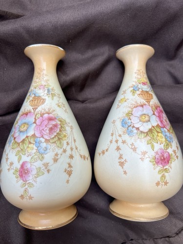 Pair antique crown devon - crown,