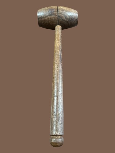 Old turned oak - old, gavel