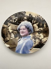 COALPORT - DANBURY MINT - THE QUEEN MOTHER - A LIFE WITH HORSES - LTD ED PLATE