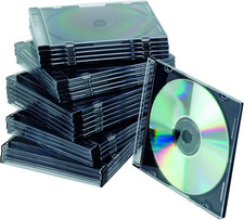 CD/DVD Case  Slim 25pcs Clear/Computer Accessories/Type-Slim/Material-Polystyren