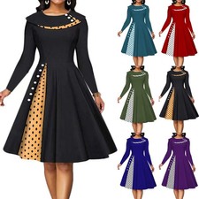 UK Women's Vintage 50s Polka