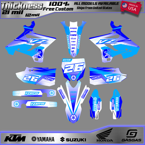 Fits yamaha 125 250 - 125,