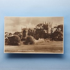 Hornsea Postcard C1940 Real Photo Yorkshire Church Of St Nicholas