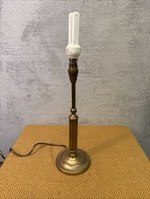 Laura Ashley Vintage Brass Candlestick Table Lamp - Made In Portugal VGC 15”