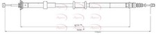 APEC Rear Left Brake Cable for